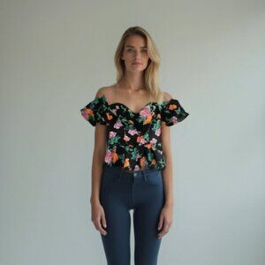 💕ASOS floral top 8